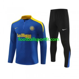 Inter Milan Ensemble Sweat d'entrainement Bleu 2024-2025
